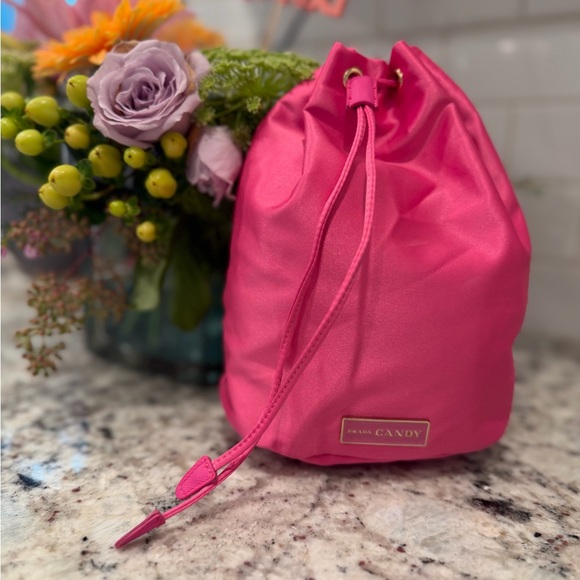 Prada Candy Pink Drawstring Bag - Picture 4 of 9